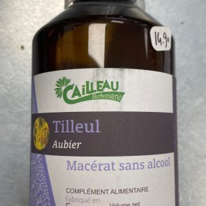 Aubier tilleul macérât sans alcool